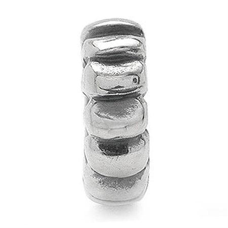 925 Sterling Silver Spacer Threaded European Charm Bead