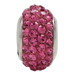 Rose Pink Crystal 925 Sterling Sil...