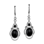 Natural 6 ctw Black Onyx 925 Sterl...