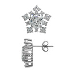 6.9 CT White CZ 925 Sterling Silve...