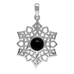 1.4 CT Natural Black Onyx 925 Ster...