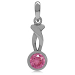 Ice Pink CZ White Gold Plated 925 ...