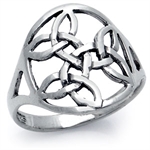 925 Sterling Silver CELTIC KNOT Ring RN0073626 SilverShake.com